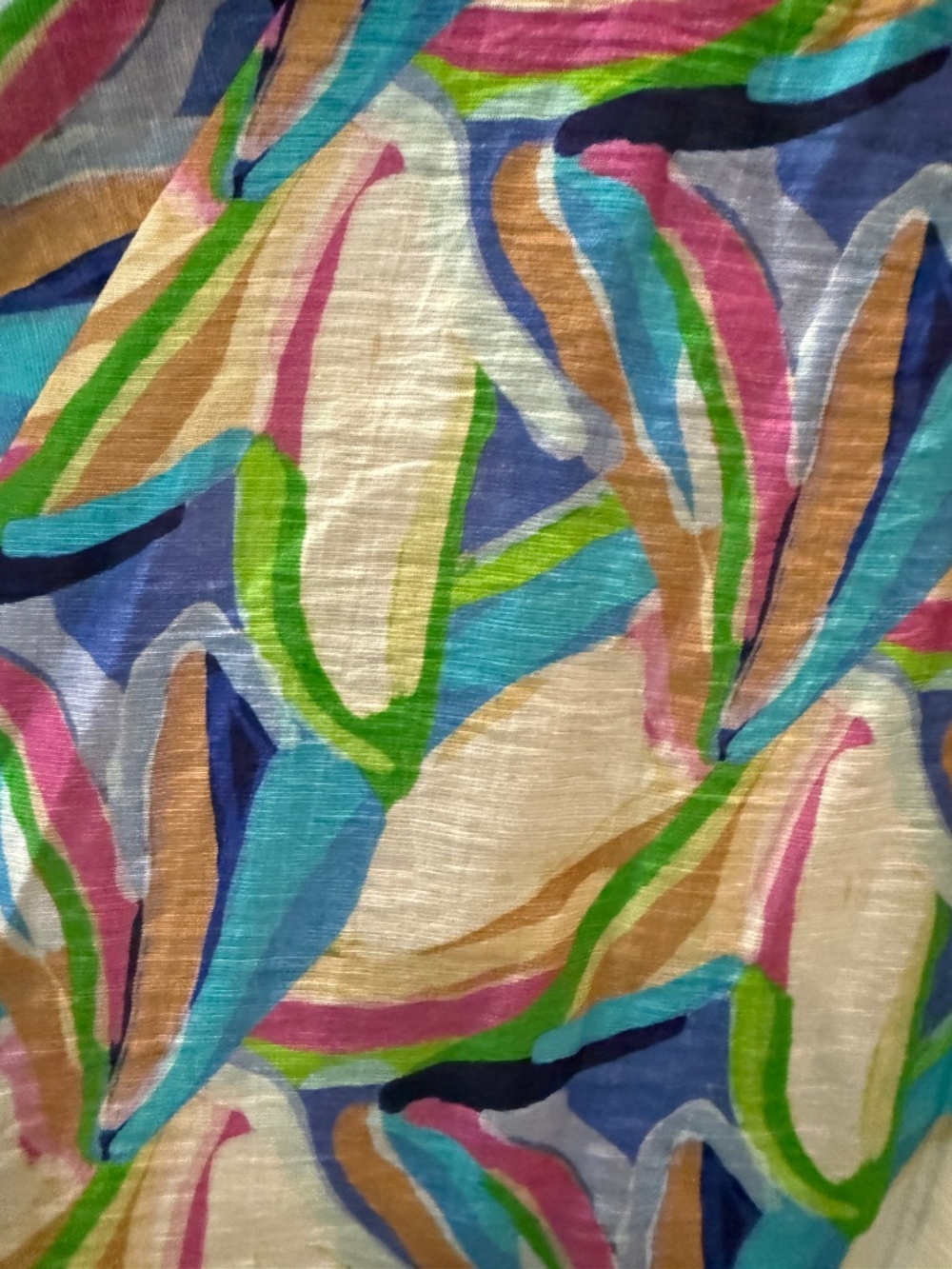 THML Multicolor Abstract Print Blouse - Picture 4 of 4